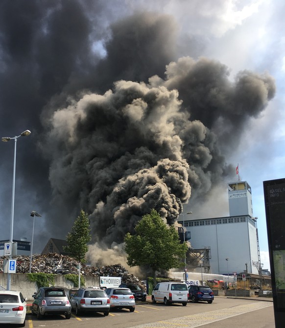 Im Basler Rheinhafen ist ein Holzlager in Brand geraten. Das betroffene Unternehmen bestätigte entsprechende Angaben des Lokalradios Basilisk. Um etwa 14 Uhr waren offen gestapelte Bahnschwellen am We ...