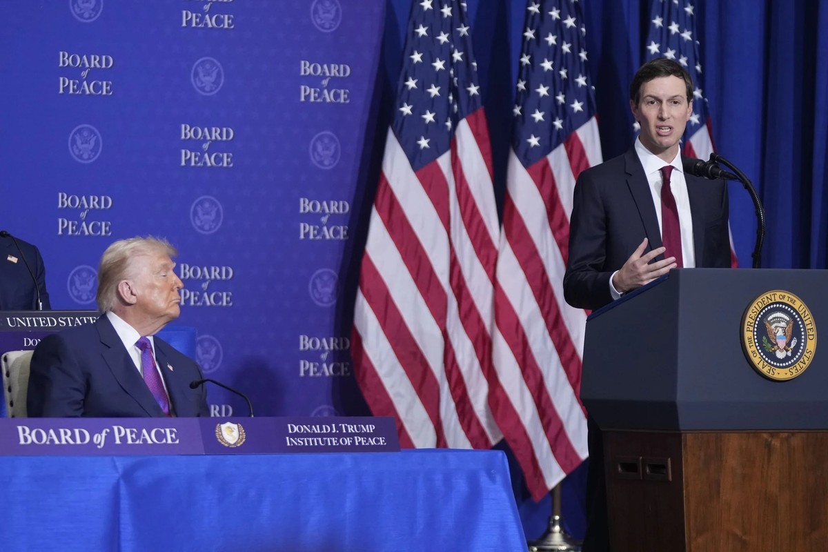 Jared Kushner, ici lors de sa prise de parole lors du lancement du «Board of Peace» pour Gaza à Davos.