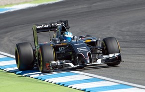 Im freien Training mit positiver Tendenz, im Qualifying wieder zurückgebunden: Adrian Sutil.