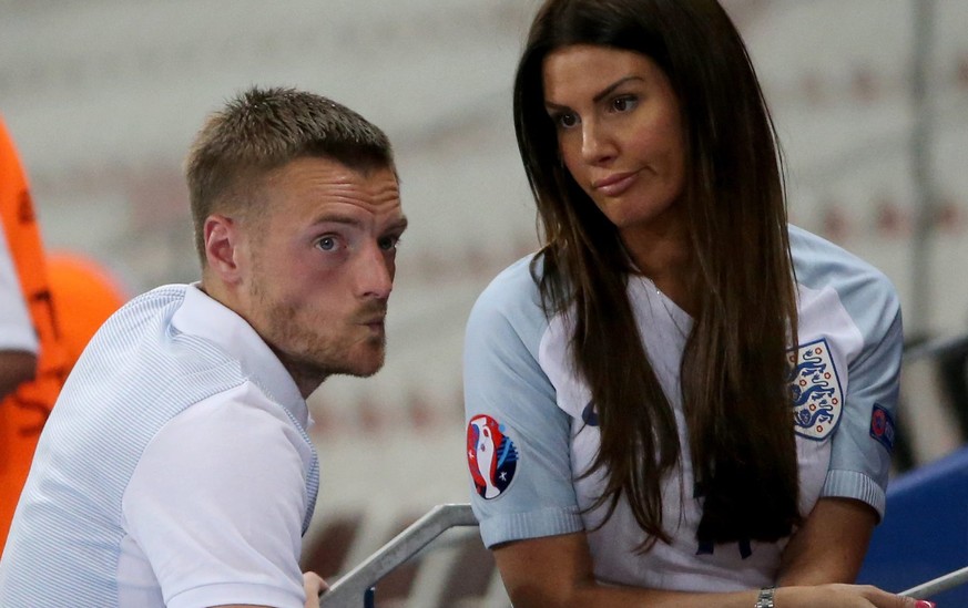 Duckface (hihi) bei Jamie Vardy und Ehefrau Becky.