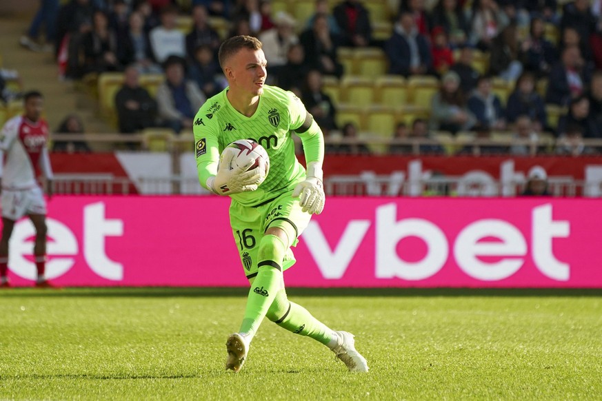 Philipp K�hn AS Monaco FOOTBALL : AS Monaco vs Montpellier - Ligue 1 Uber Eats - Monaco - 03/12/2023 NorbertScanella/Panoramic PUBLICATIONxNOTxINxFRAxBEL