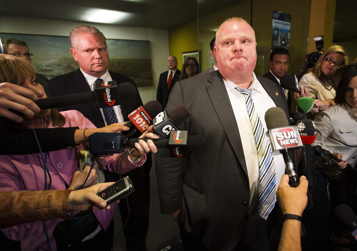 Rob Ford wurde ausserhalb Kanadas vor allem wegen seines Drogenkonsums bekannt.