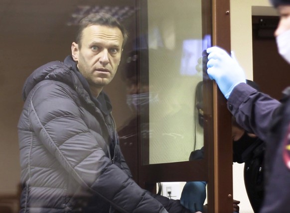 Nawalny vor Gericht.