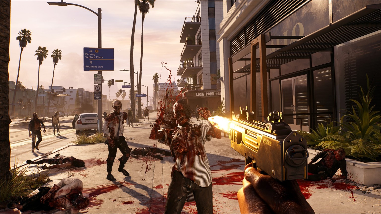There is an apocalyptic atmosphere in the once beautiful Los Angeles.