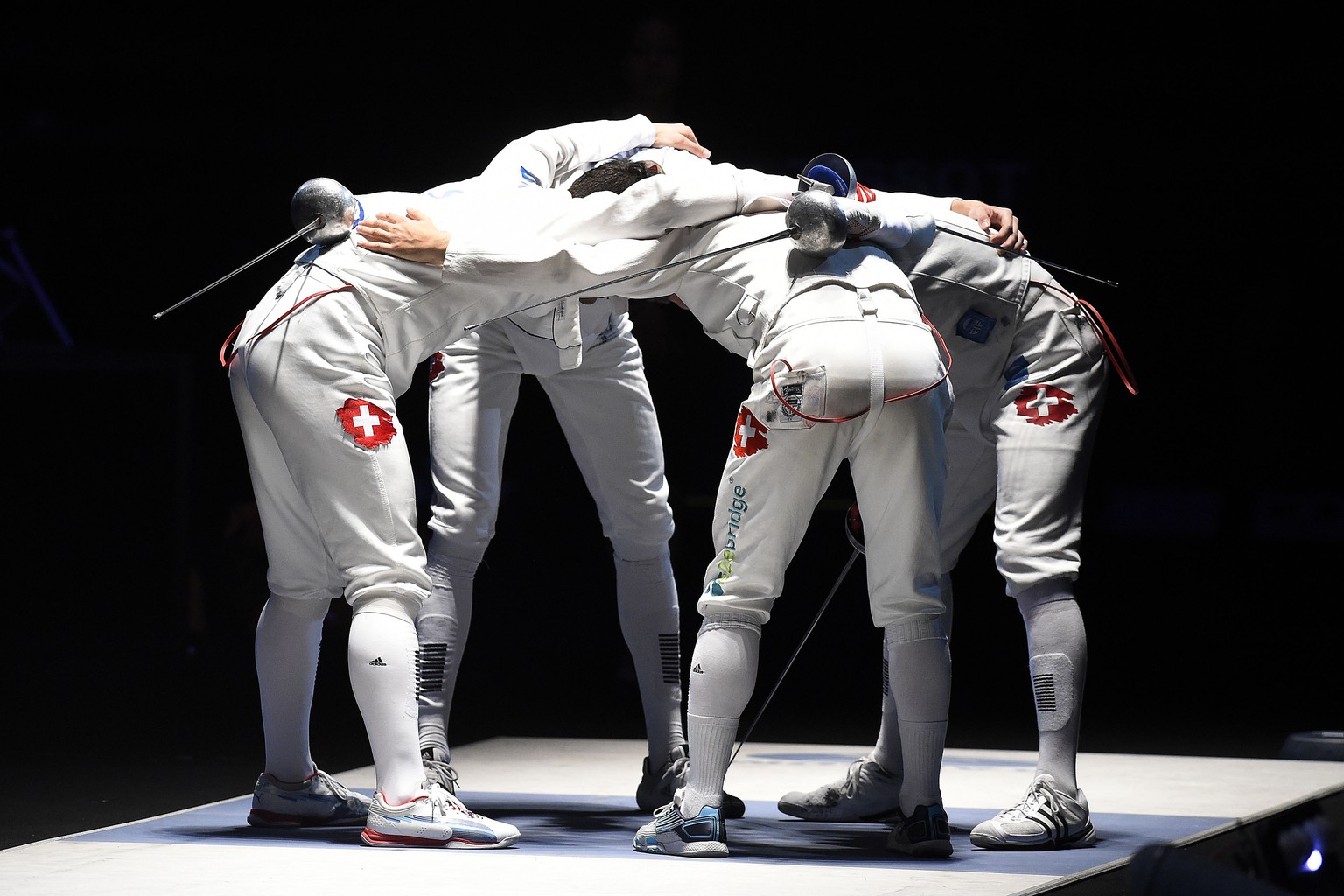 Einschwören auf Final-Gegner Spanien.