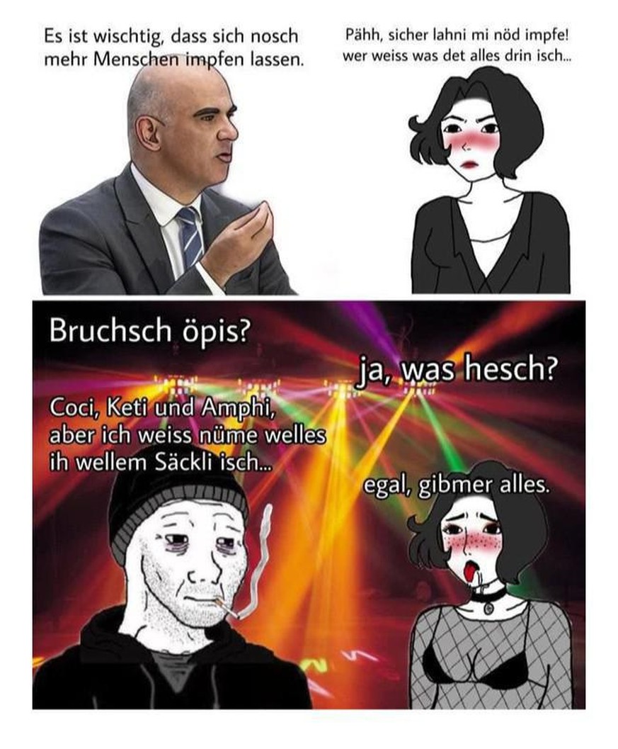 Einfach die besten Memes und Karikaturen, die «Querdenker» besser nicht anschauen sollten