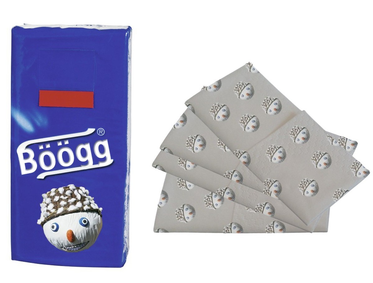 Böögg Taschentücher: Merchandise für Sächsilüüte