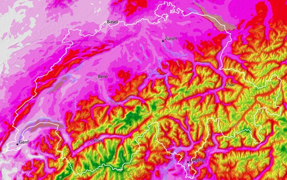 Hitze Höchsttemperaturen 13. August 2025