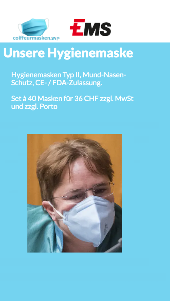 Sommaruga: Â«Die Schweiz ist nicht unverwundbarÂ» +++ Â«Unser Land wurde hart getroffenÂ»
So so, da will also jemand bei dem SanitÃ¤tsmaterial und der Kultur kÃ¼rzen?
Womit bewiesen wÃ¤re, dass die M ...