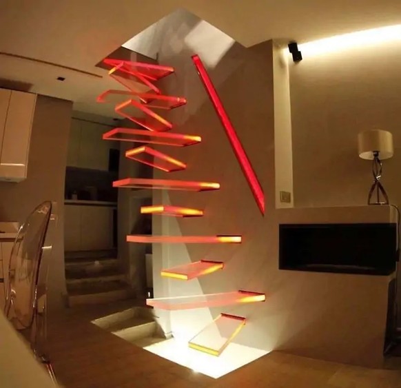 Wenn Karriereleitern ehrlich wären – 28 völlig lächerliche Treppendesigns\nSo stelle ich mir die Treppe in die Hölle vor.
