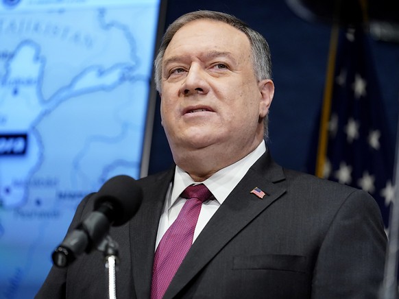 Mike Pompeo, Au�enminister der USA, reist nicht nach Europa. Foto: Andrew Harnik/AP Pool/dpa