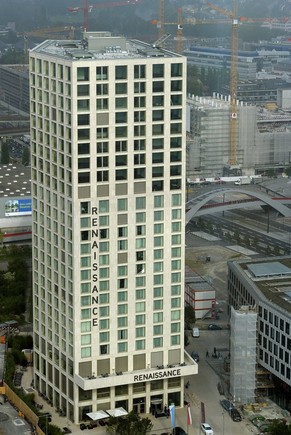 Der Mobimo-Tower in Zürich.
