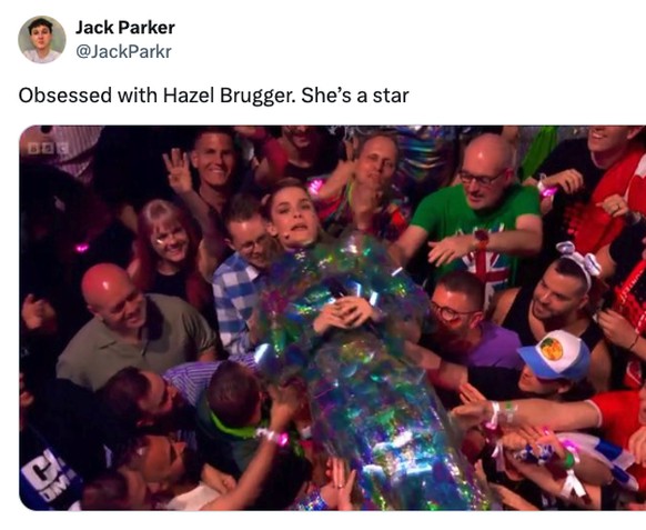 hazel brugger eurovision 2. hlbfinale 2025