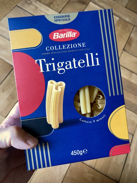 trigatelli pasta shape alessi