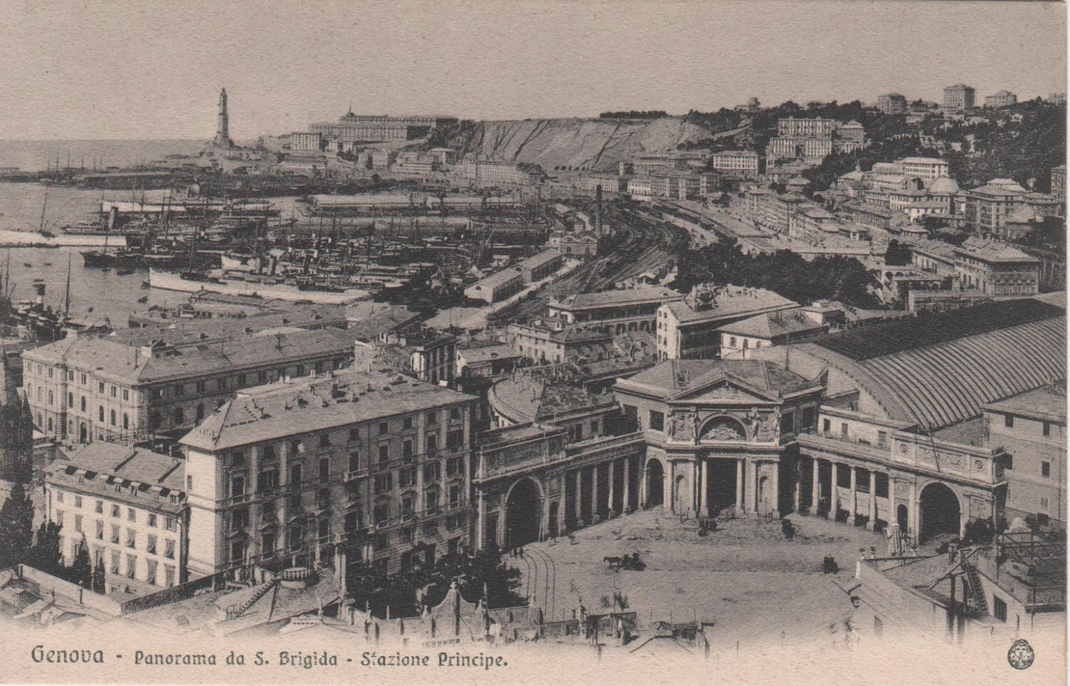 Genua um 1900.