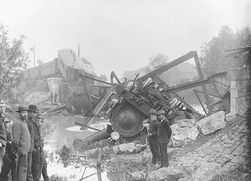 Eisenbahnunfall von Münchenstein, 14. Juni 1891.