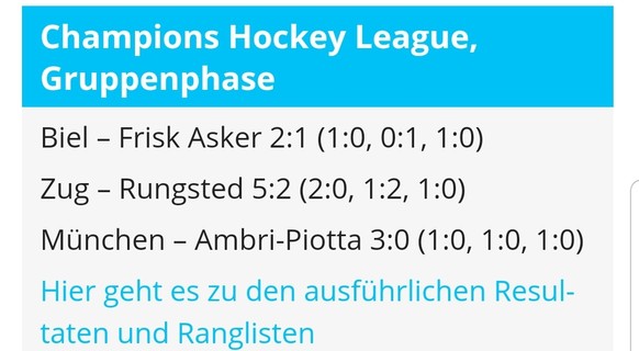 Zug mit lockerem Auftaktsieg in der Champions League – Ambri verliert
Finde den Fehler: 2+1+1 = 5 ?