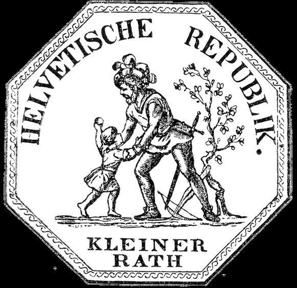 Fahne und Wappen der Schweiz
wikimedia