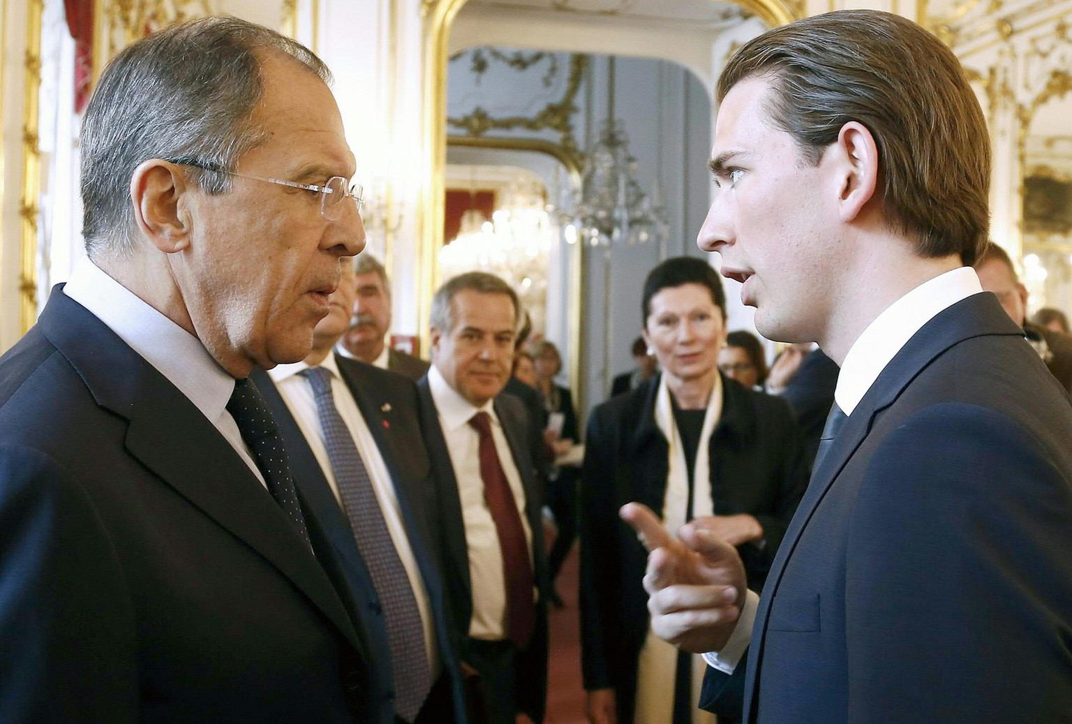 Hier mit dem russischen Aussenminister Sergej Lawrow.