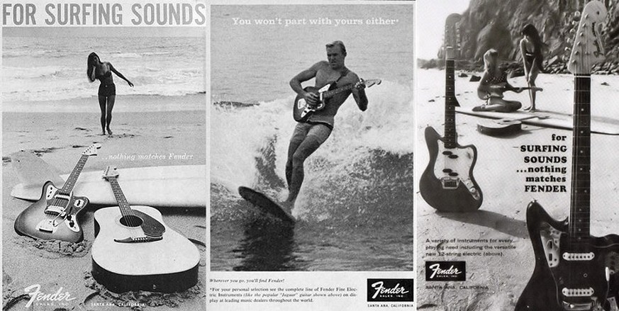 Fender Surf Guitar – the sound of Surf Music in the 1960s.