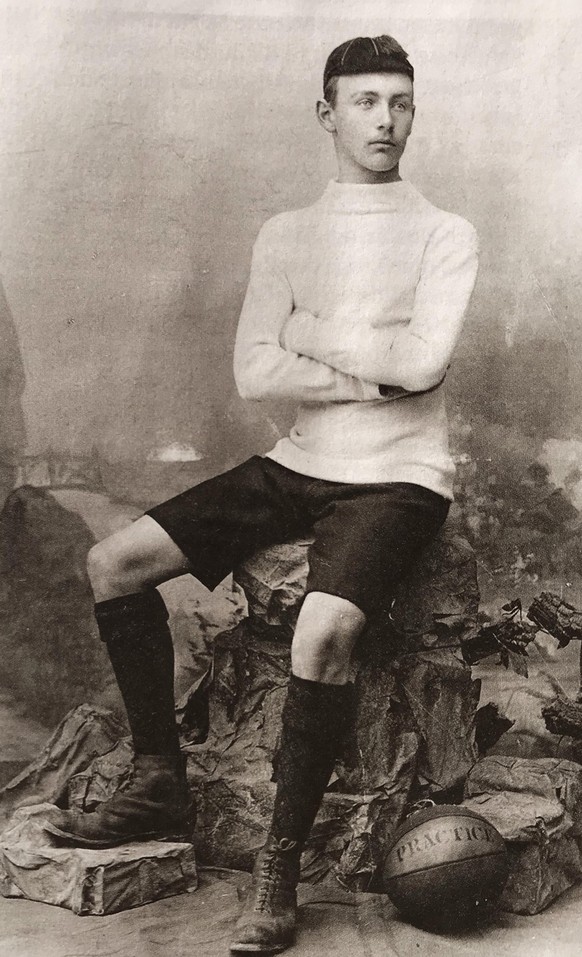 Pionier: Hans Gamper auf einer Aufnahme von 1896.