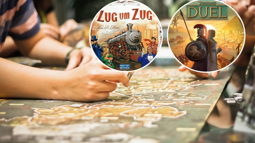  Die besten Gesellschafts- und Kartenspiele für 2 Personen Illustration 