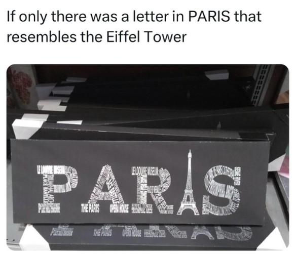Design-Fail Paras statt Paris