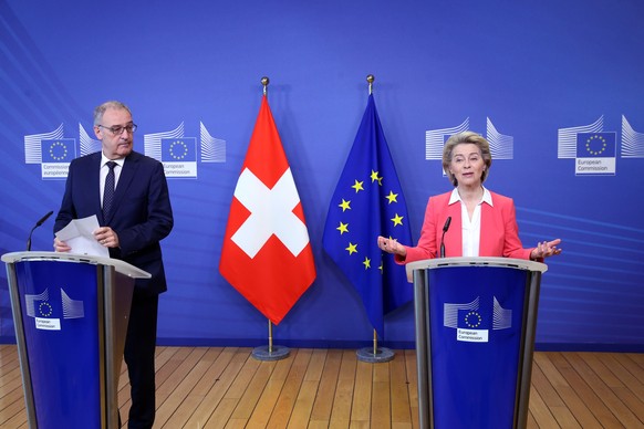 Das Treffen von Bundespräsident Guy Parmelin mit EU-Kommissionspräsidentin Ursula von der Leyen brachte keinen Durchbruch, im Gegenteil.