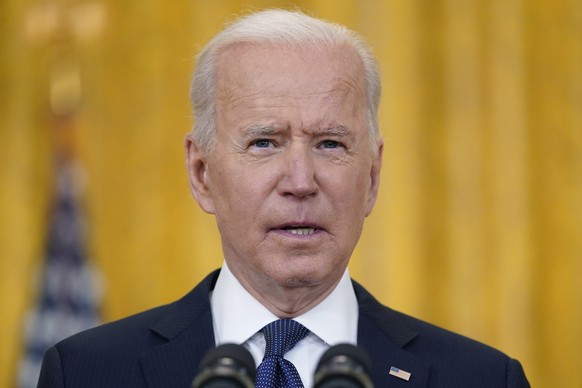 President Joe Biden speaks about the economy, in the East Room of the White House, Monday, May 10, 2021, in Washington. (AP Photo/Evan Vucci)
Joe Biden