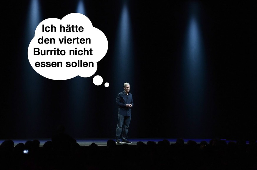 Apple-Chef Tim Cook muss heute fit sein.&nbsp;