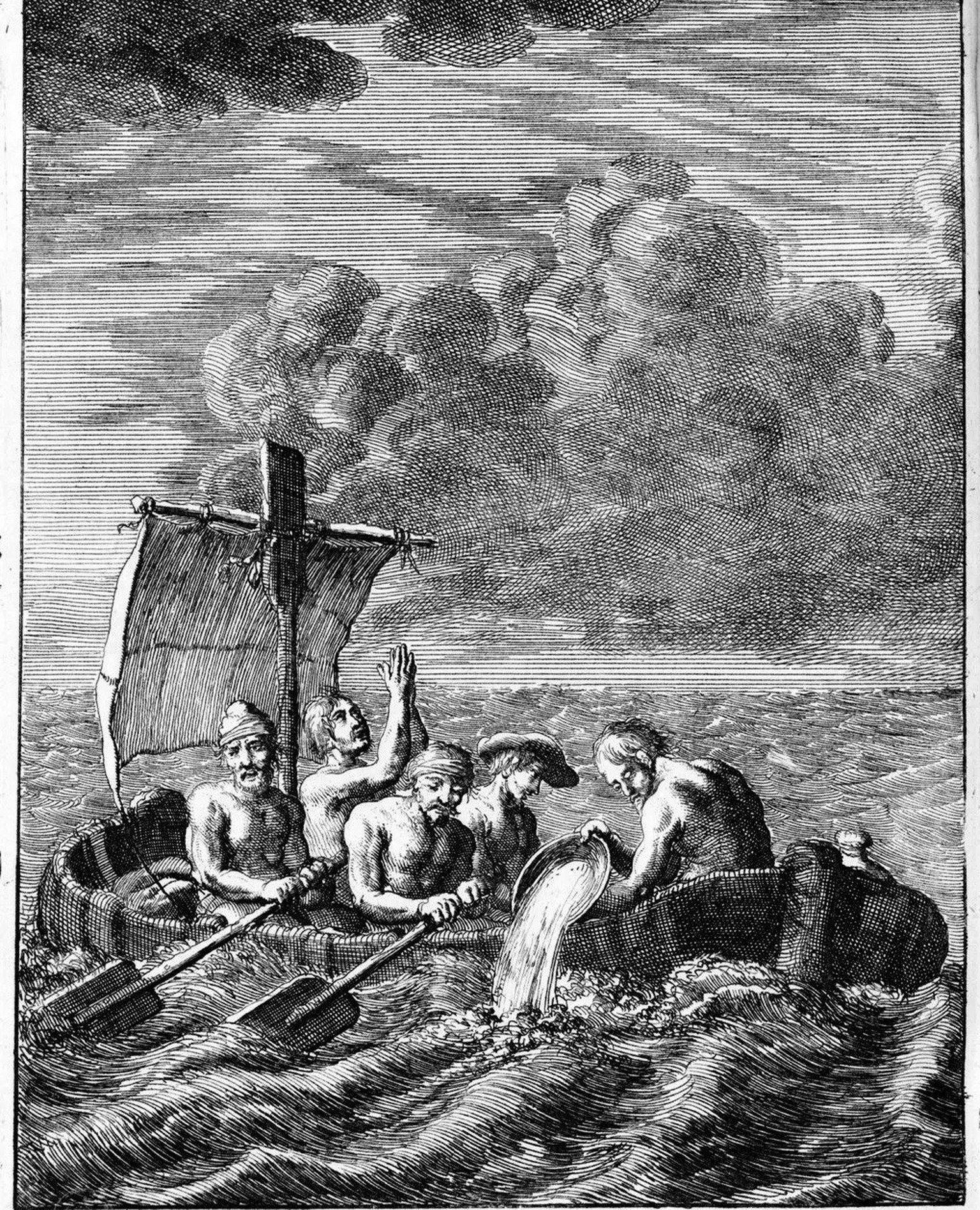 Nur wenigen Sklaven gelang die Flucht übers Mittelmeer.