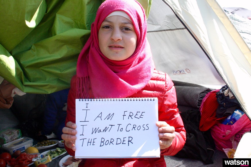 «Ich bin frei. Ich will über die Grenze.»<br data-editable="remove">
