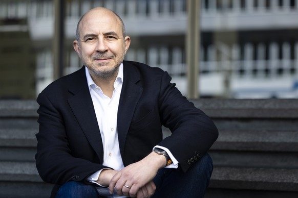 Salt CEO Max Nunziata posiert fuer ein Portrait am am Dienstag, 26. Maerz 2024 in Zuerich. (KEYSTONE/Michael Buholzer)