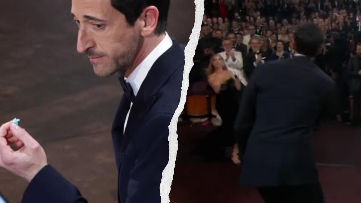 Adrien Brody a envoyé son chewing-gum à sa compagne avant de monter sur la scène des Oscars