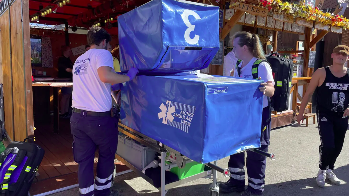 Sanitäter am Oktoberfest