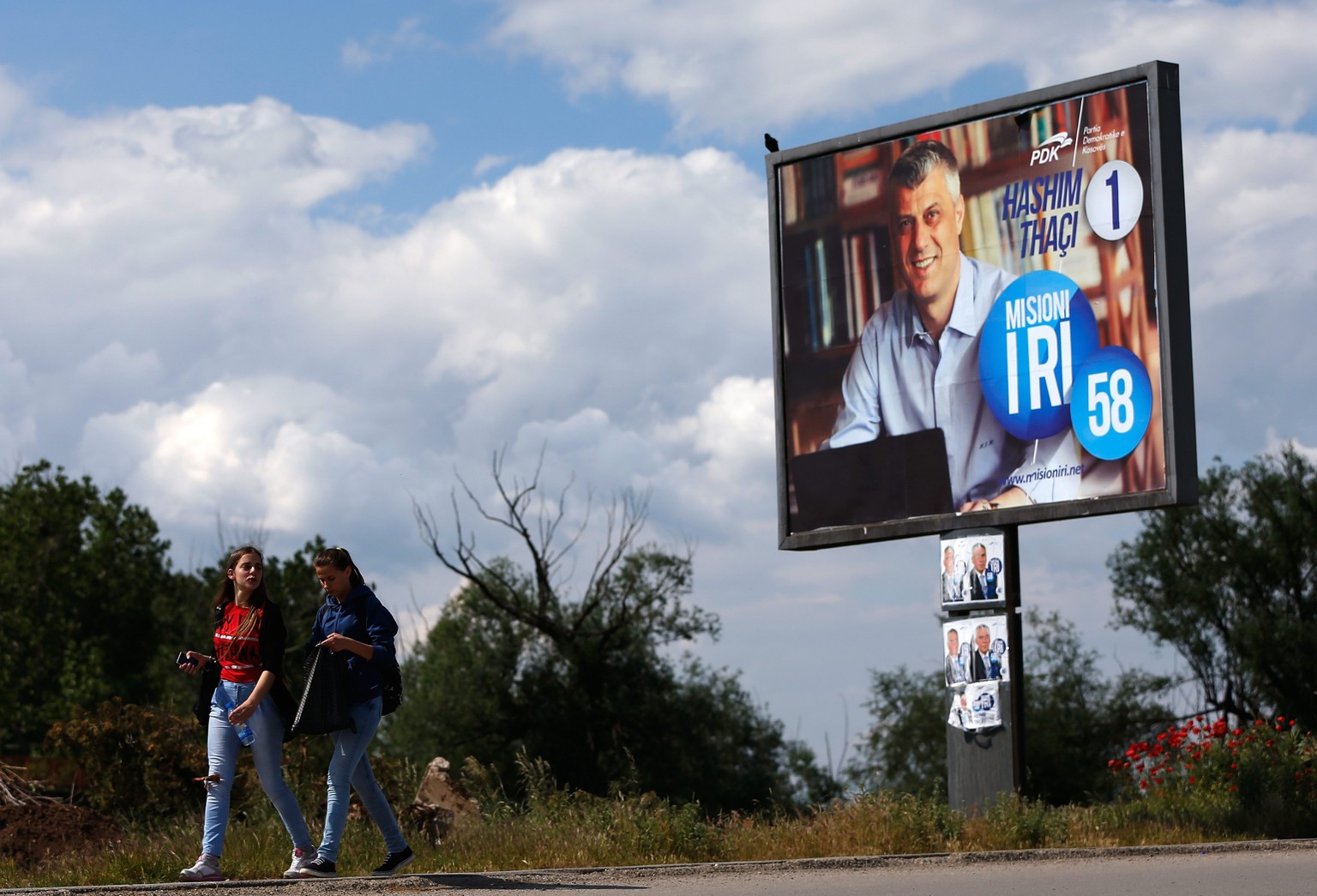 Regierungschef Hashim Thaci ist sehr populär.