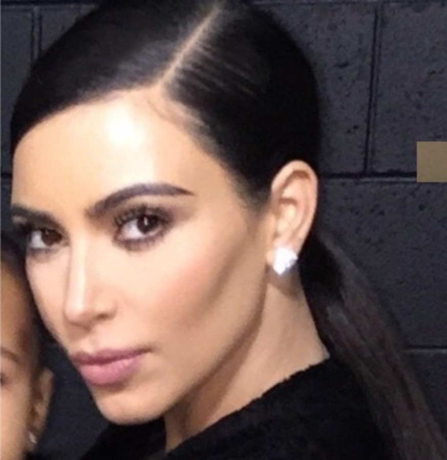 Kim Kardashian findet sich hübscher ohne Kind: Tochter Nori auf Selfie abgeschnitten 