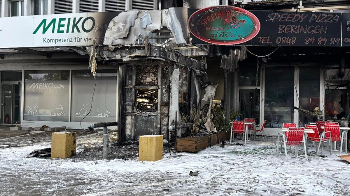 Des inconnus font sauter un bancomat à Beringen (SH)