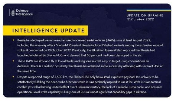 intelligence update ukraine