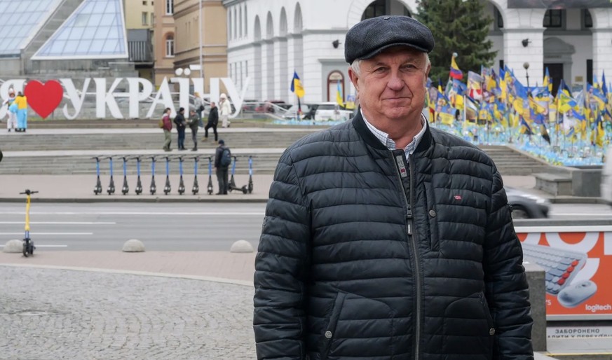 Mykola Pawlowitsch sieht die Abhängigkeit der Ukraine von ihren Verbündeten kritisch.