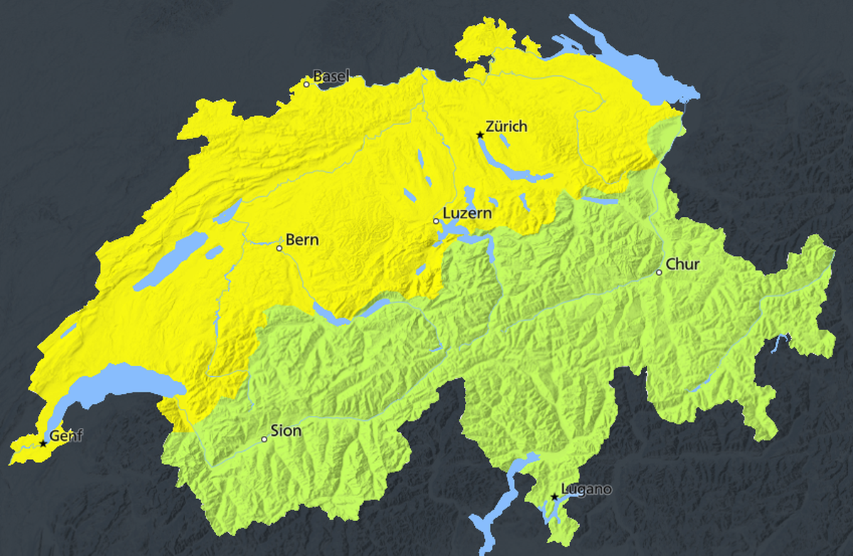 Wetterwarnung Schweiz