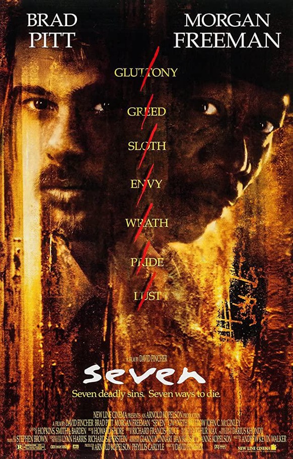 Sieben, Seven, Se7en, Poster Film