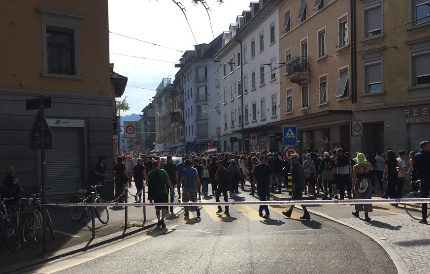 Diese Aufnahme stammt von der Langstrasse.