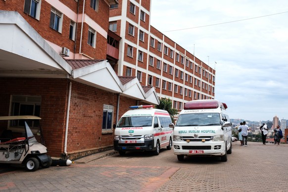 A general view of the Kibuli Muslim Hospital, where an Ebola patient died in Kampala, Uganda, Saturday, May 16, 2026. (AP Photo/ Hajarah Nalwadda)
Uganda Ebola
