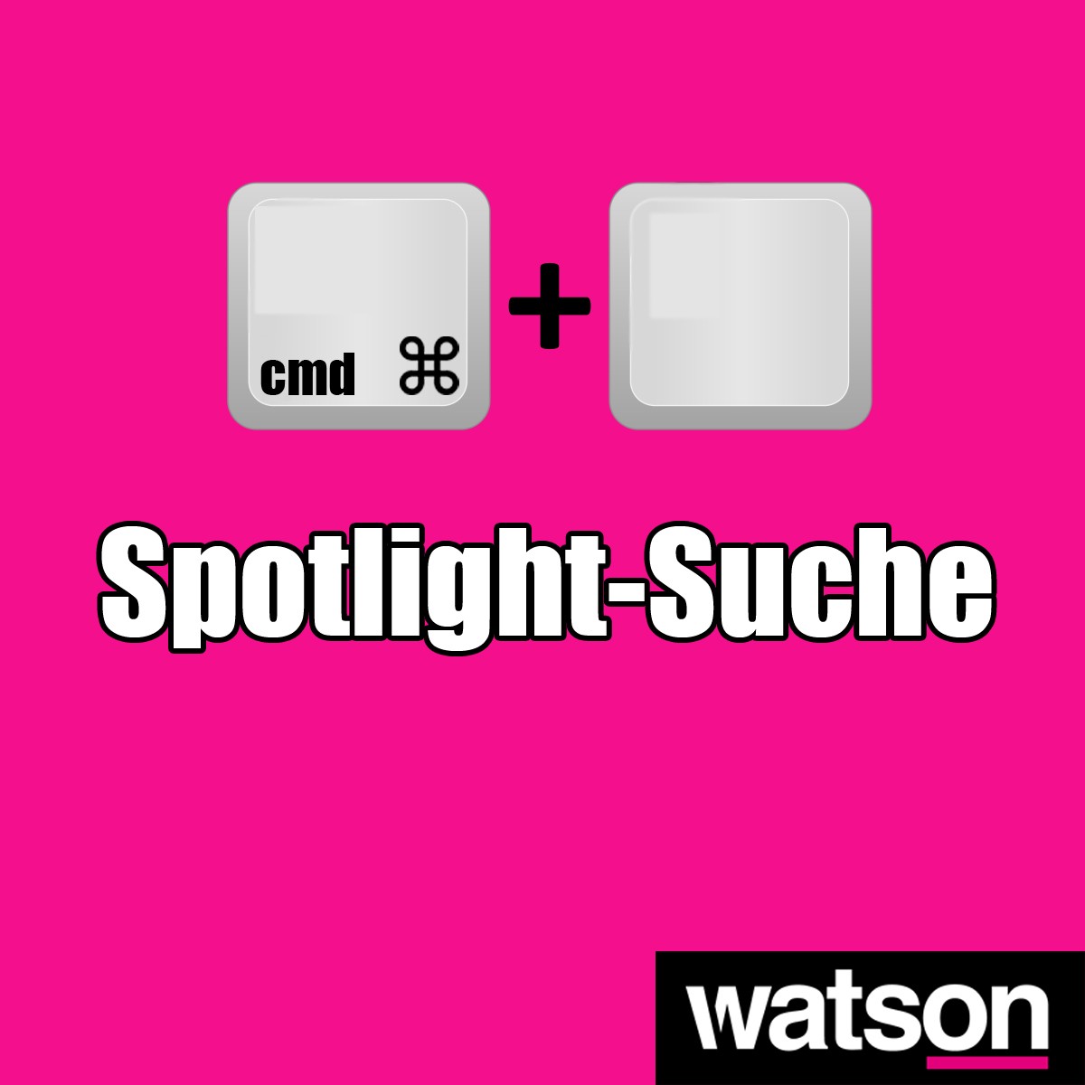(cmd und Leertaste)