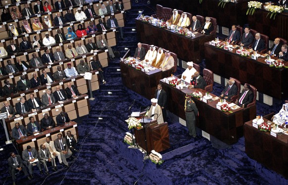 Wiedergewählt und angeklagt: Sudans Präsident al-Baschir.