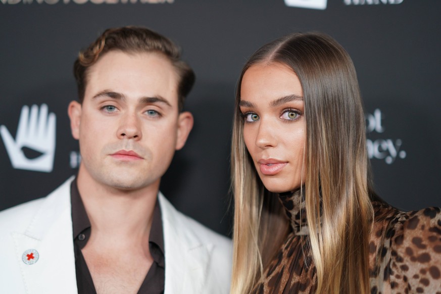 BEVERLY HILLS, CA - JANUARY 25: Dacre Montgomery, Liv Pollock arrives at the G Day USA Standing Together event at the Beverly Wilshire in Beverly Hills, California on January 25, 2019. PUBLICATIONxINx ...