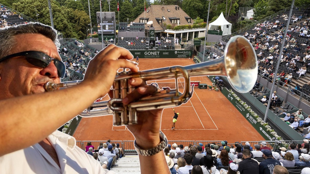 Les spectateurs du Geneva Open ont pris la même habitude musicale que ceux de Roland-Garros.
