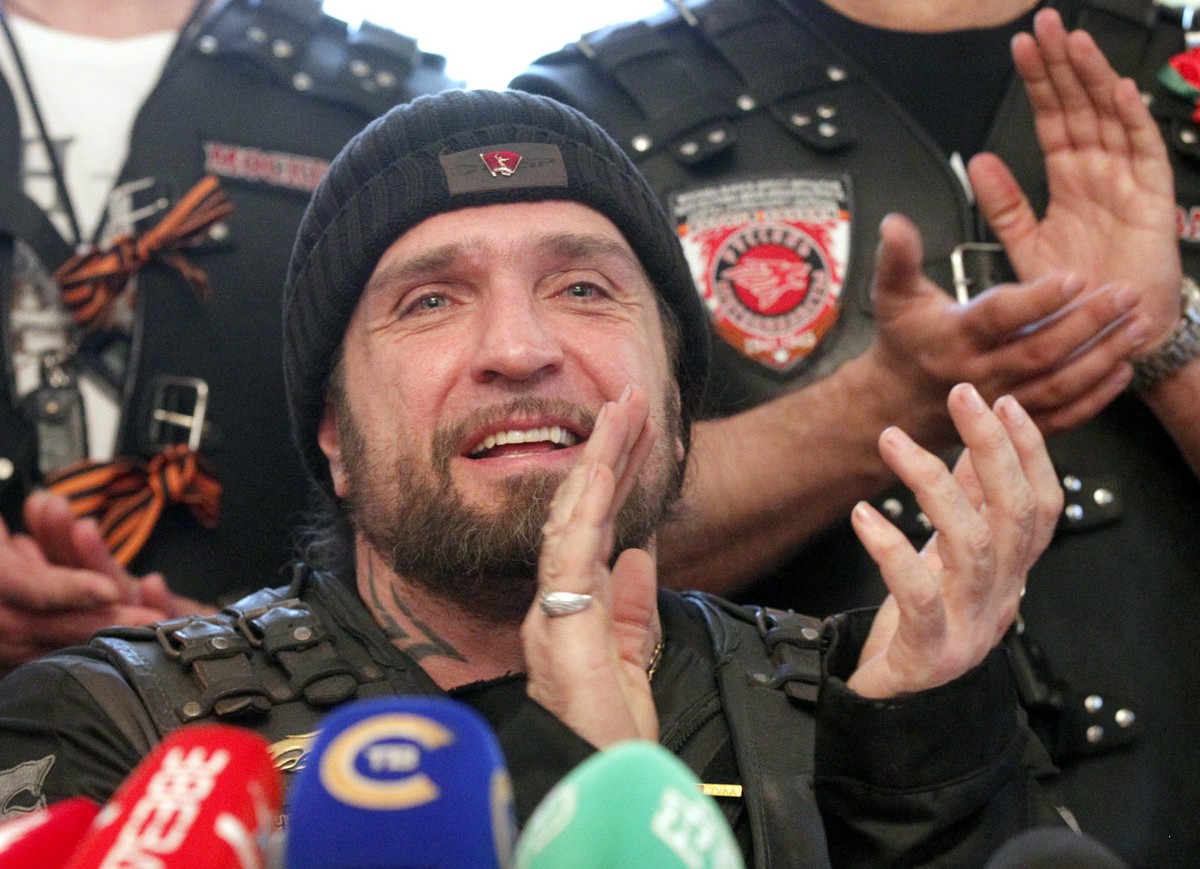 Alexander Zaldostanow, der Präsident des Biker-Clubs.