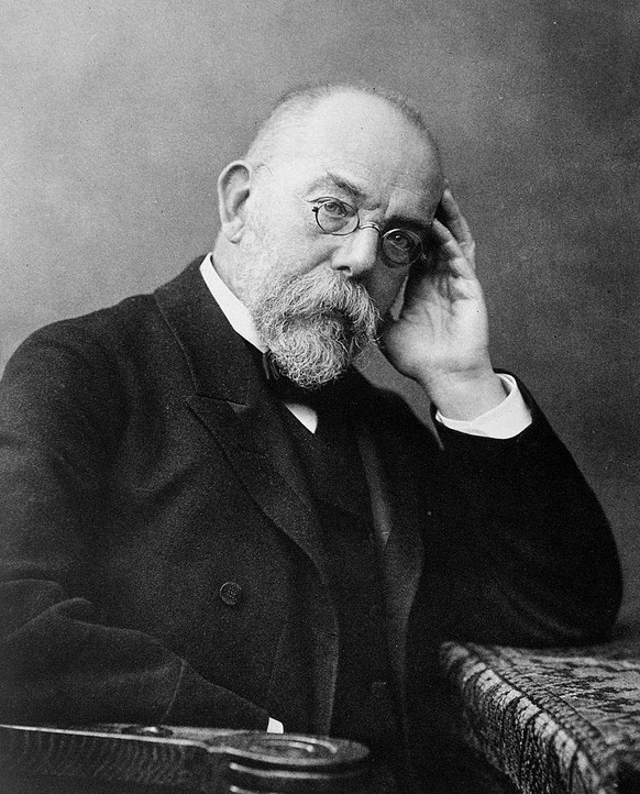 Der deutsche Mediziner und Mikrobiologe Robert Koch.